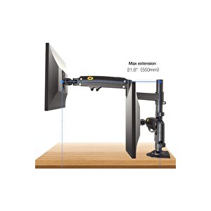 Nb North Bayou Nb H180 Amortisörlü Profosyonel 22-35 Inch Monitör Standı 2026 Versiyon
