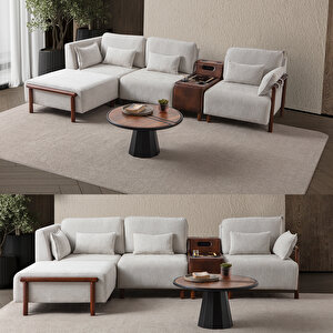 Soft Dinlenme Köşe Takımı Ses Sistemli Sol Köşe Sol