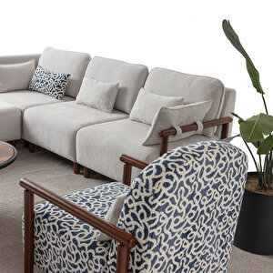 Soft Dinlenme Köşe Berjer Takımı Sol Köşe Sol