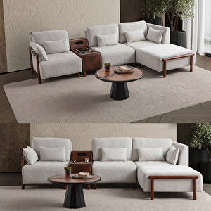 Soft Dinlenme Köşe Takımı Ses Sistemli Sağ Köşe Sağ