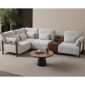 Soft Medium Köşe Takımı Ses Sistemli Sol Köşe Sol