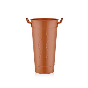 Prizma Vazo Saksı Terracota 50 Cm