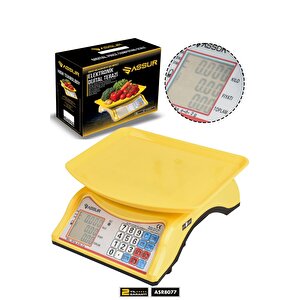 Akülü Dijital Mutfak Terazisi 2 Gr 40 Kg Şarjlı Hassas Ölçüm Tartı Hassas Terazi