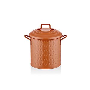 Prizma Çöp Kovası Tezgah Terracota 4 Lt