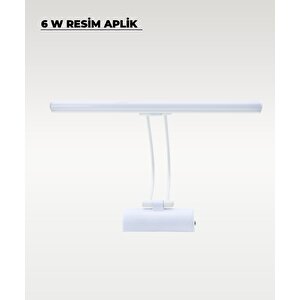 6w Beyaz Flüt Aplik 3200k (sarı Işık)