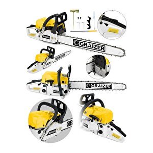 Alman St-9200 Benzinli Ağaç Odun Dal Kesme Makinesi Motorlu Testere Zincirli Ağaç Kesme