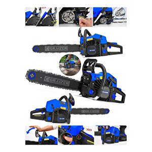 Alman 6200-m Benzinli Testere Ağaç Odun Dal Kesme Makinesi Motorlu Testere Orman Motoru