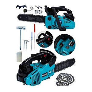 Alman Turbo-2500 Benzinli Testere Ağaç Odun Dal Budama Ve Kesme Testeresi Hızar Motoru