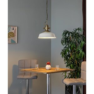 Milano Retro Avize Beyaz / Metal - E27 Duylu