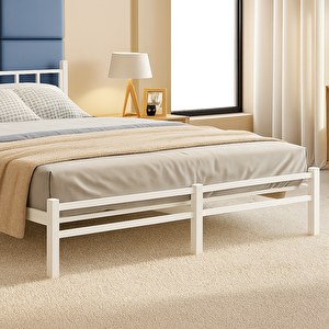 Titan Çift Kişilik Metal Karyola 160x200 - Beyaz