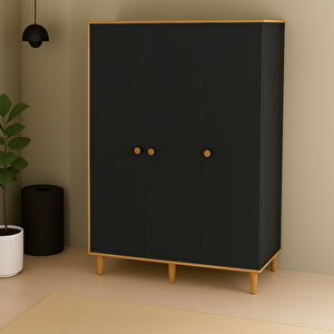 3 Kapılı, 2 Çekmeceli̇ Gardırop, Elbi̇se Dolabı, Çocuk Odası Dolabı