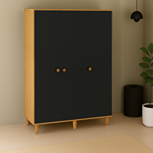 3 Kapılı, 2 Çekmeceli̇ Gardırop, Elbi̇se Dolabı, Çocuk Odası Dolabı