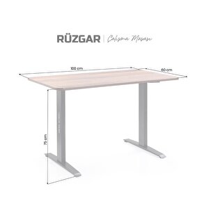 Xdrive Rüzgar Çalışma Masası Barok (100x60)