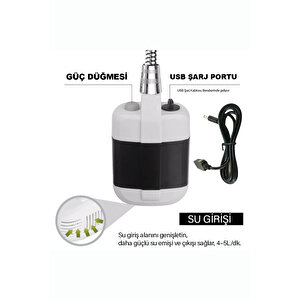 Şarjlı Portatif Taşınabilir Duş