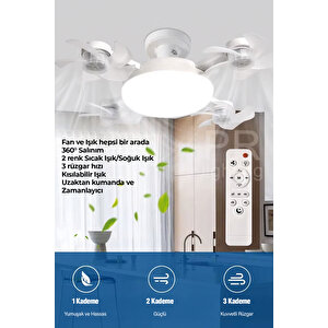 Işıklı Drone Tavan Vantilatörü