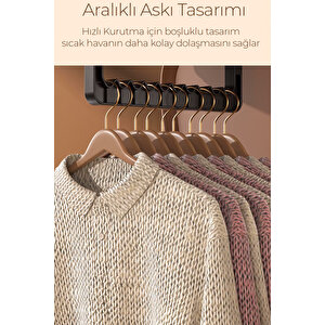 Katlanır Çamaşır Kurutma Makinesi Pembe