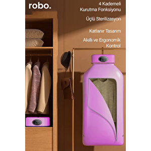 Katlanır Çamaşır Kurutma Makinesi Pembe