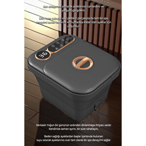 Motorlu Isıtıcılı Uzaktan Kumandalı Katlanır Ayak Masaj Ve Bakım Makinesi