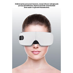 Isıtmalı Titreşimli Masaj Gözlüğü