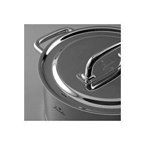 Jumbo Metalix 14 Parça Çelik Çeyiz Seti (metalix Çelik Tencere Seti-metalix Çaydanlık-3\'lü Cezve)