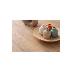 Alora Bohem Yemek Masasi Seti̇ 4 Sandalye Safi̇r Meşe