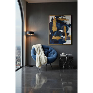 Pepe Modern Tekli Koltuk Berjer | Rahat Ve Şık Tasarım, Premium Kalite - Lacivert Lacivert