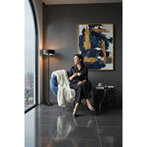 Pepe Modern Tekli Koltuk Berjer | Rahat Ve Şık Tasarım, Premium Kalite - Lacivert Lacivert