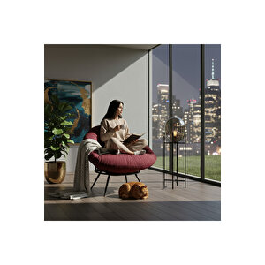 Floki Tekli Koltuk Berjer Mor