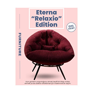 Lunare Maison Collection | Modern & Zarif Tekli Koltuk Berjer | Rahat Dinlenme Koltuğu Mor