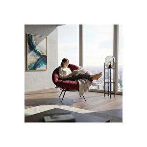 Lunare Maison Collection | Modern & Zarif Tekli Koltuk Berjer | Rahat Dinlenme Koltuğu Mor