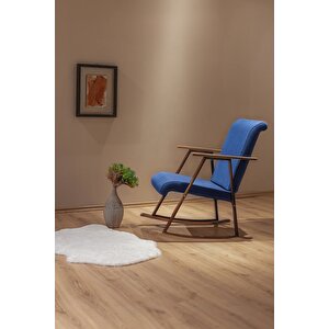 Aila Sallanan Koltuk Sallanır Tv Koltuğu Sallanan Sandalye Dinlenme Koltuğu Lacivert Lacivert