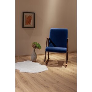 Aila Sallanan Koltuk Sallanır Tv Koltuğu Sallanan Sandalye Dinlenme Koltuğu Lacivert Lacivert