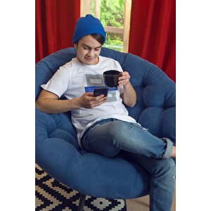 Floki Tekli Koltuk Berjer Lacivert