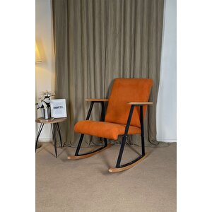 Aila Sallanan Koltuk Sallanır Tv Koltuğu Sallanan Sandalye Dinlenme Koltuğu Turuncu Turuncu