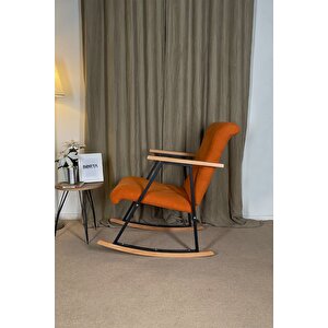 Aila Sallanan Koltuk Sallanır Tv Koltuğu Sallanan Sandalye Dinlenme Koltuğu Turuncu