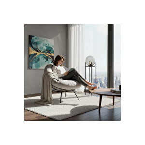 Lunare Maison Collection | Modern & Zarif Tekli Koltuk Berjer | Rahat Dinlenme Koltuğu Gri