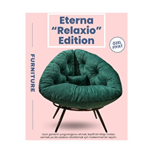 Lunare Maison Collection | Modern & Zarif Tekli Koltuk Berjer | Rahat Dinlenme Koltuğu Yeşil