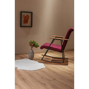 Aila Sallanan Koltuk Sallanır Tv Koltuğu Sallanan Sandalye Dinlenme Koltuğu Mor Mor