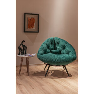 Floki Tekli Koltuk Berjer Yeşil Yeşil