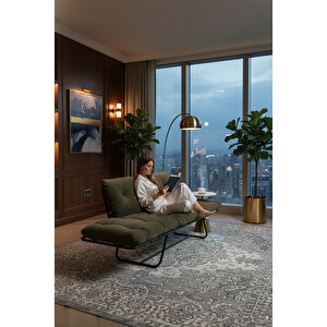 Elite Comfort Set | Premium Tekli Berjer + İkili Kanepe | Konforlu Oturma Takımı Yeşil