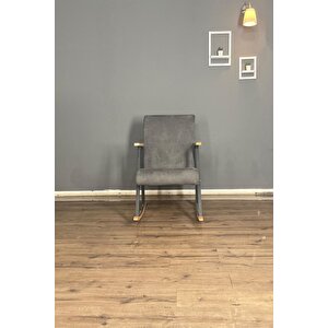 Lora Sallanan Koltuk Tv Koltuğu Sallanır Sandalye Dinlenme Koltuğu Rahat | Şık Tasarım Füme Füme