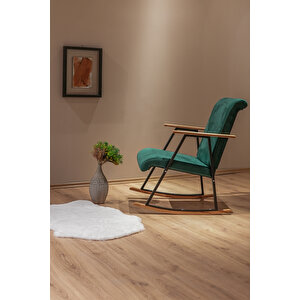 Aila Sallanan Koltuk Sallanır Tv Koltuğu Sallanan Sandalye Dinlenme Koltuğu Yeşil Yeşil