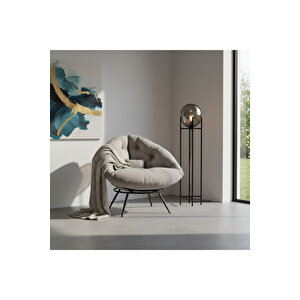 Elite Comfort Set | Premium Tekli Berjer + İkili Kanepe | Konforlu Oturma Takımı Gri