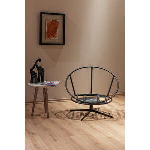 Thor 360 Derece Döner Mekanizmalı Berjer Tekli Koltuk Yeşil