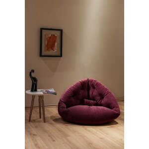 Thor 360 Derece Döner Mekanizmalı Berjer Tekli Koltuk Mor Mor