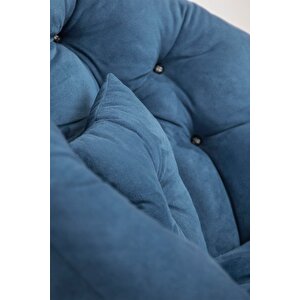 Gerd Tekli Koltuk Berjer Lacivert Lacivert