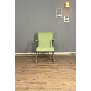 Lora Sallanan Koltuk Tv Koltuğu Sallanır Sandalye Dinlenme Koltuğu Rahat & Şık Tasarım Yeşil