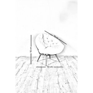 Groky Tekli Koltuk Berjer Turuncu Turuncu