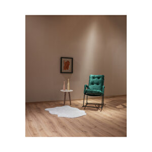 Sallanir Sandalye Bebek Emzi̇rme Koltuğu Sallanan Sandalye Yeşi̇l Yeşil