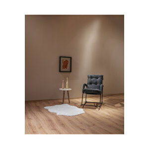 Sallanir Sandalye Bebek Emzi̇rme Koltuğu Sallanan Sandalye Füme Füme